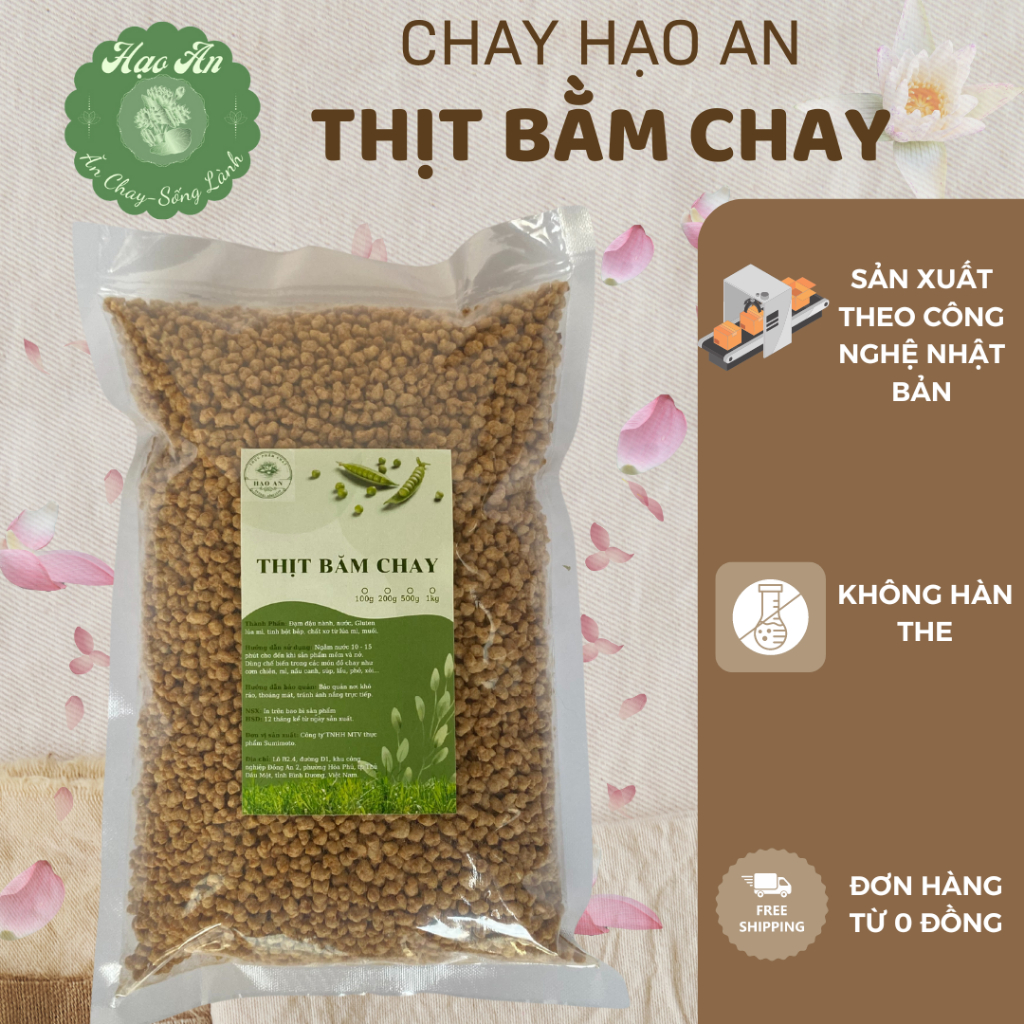 Thịt Bằm Chay Sấy Khô, Thịt băm chay thơm ngon tiện lợi, Đồ ăn chay ngon bổ dưỡng - Chay Hạo An