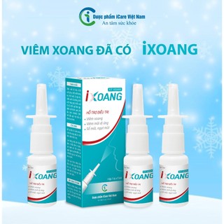 Combo 3 lọ viêm xoang iXoang hỗ trợ viêm xoang viêm mũi dị ứng của Dược phẩm iCare Việt Nam 