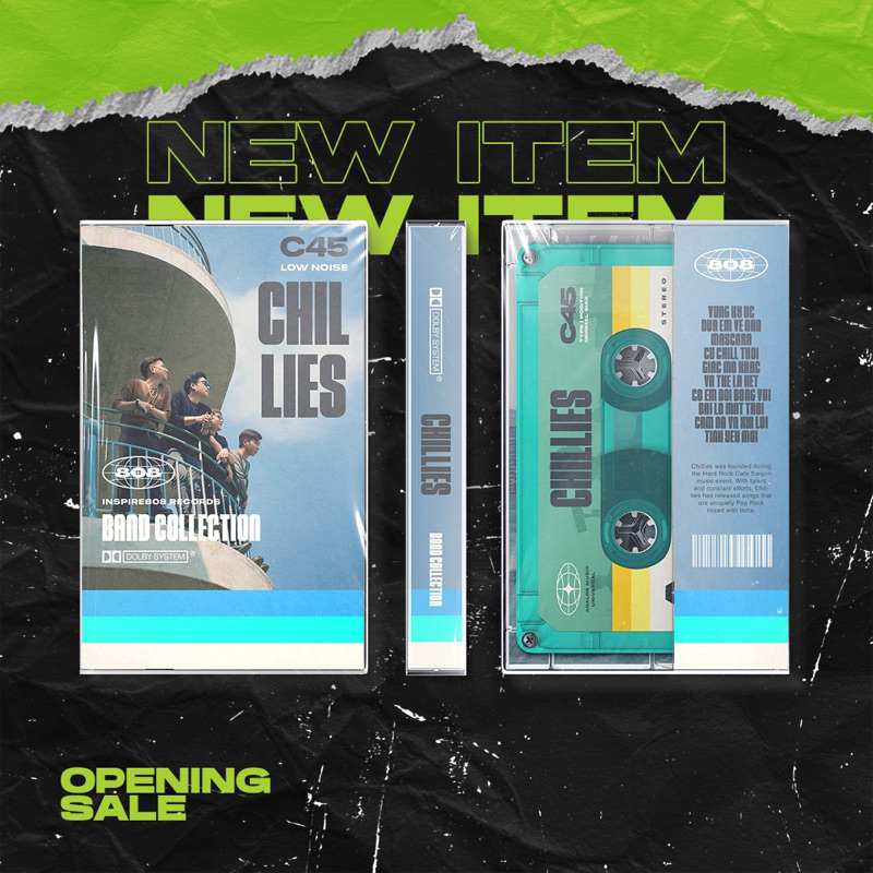 Băng Cassette Chillies - [Custom Cassette Tape]