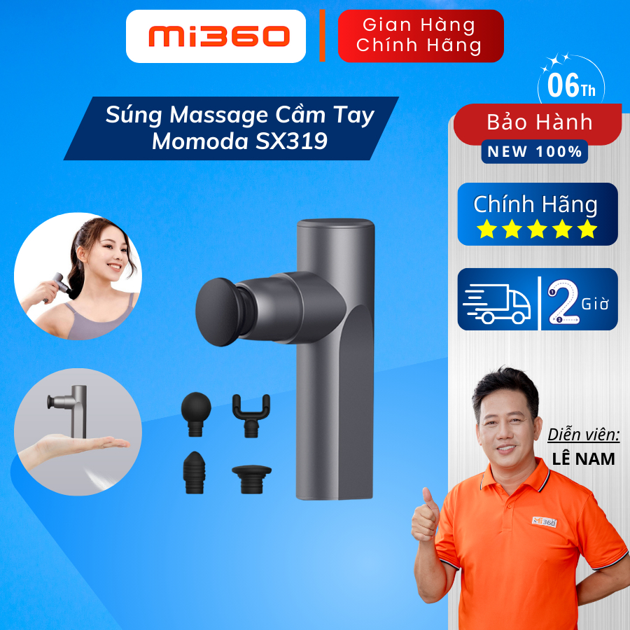 Súng Massage Cầm Tay Xiaomi Momoda SX319 Chính Hãng - BH 6 Tháng