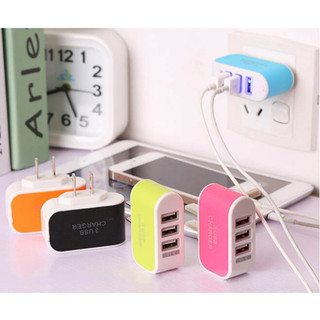 Củ Sạc 3 Cổng USB Sạc Điện Thoại ĐA NĂNG TIỆN DỤNG