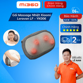 Gối Massage Nhiệt Xiaomi Leravan✅ Massage Đa Điểm Giảm Đau Nhức✅ Hàng Chính Hãng