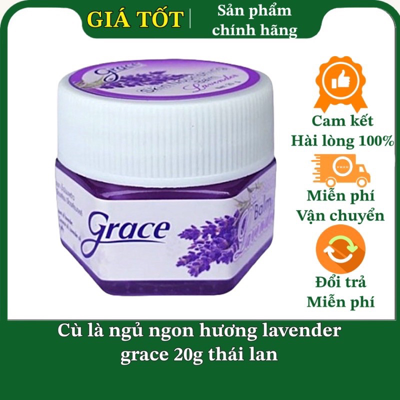 Dầu Cù Là Ngủ Ngon Hương Lavender Nội Địa Thái Lan 15gam- 30Gam/Giúp Ngủ Ngon Thư Giản