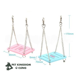 Xích đu gắn lồng cho hamster