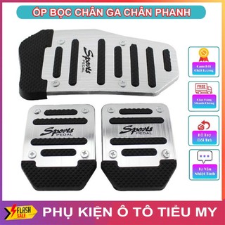 Ốp Bọc Chân Ga, Chân Phanh, Chân Côn Cho Ô Tô Số Sàn Phong Cách Thể Thao (màu ngẫu nhiên)