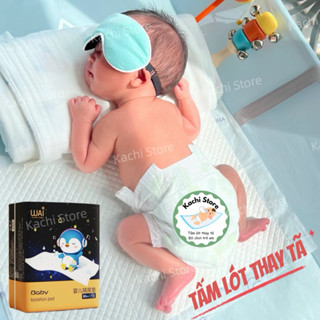 WAI Miếng Lót Chống Thấm Cho Bé Thay Tã Bỉm Wai, Tấm Lót Dùng 1 Lần