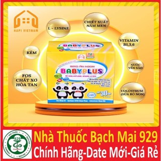 siro ăn ngon baby plus gold x2 hỗ trợ giúp bồi bổ sức khỏe babyplus hapi