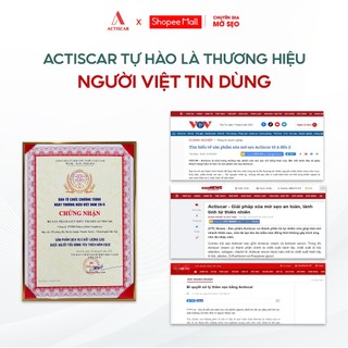 Combo Kem Rạn Da Actiscar Stretch 50ml và Serum 30ml giúp làm mờ rạn do mang thai, dậy thì, tăng cân
