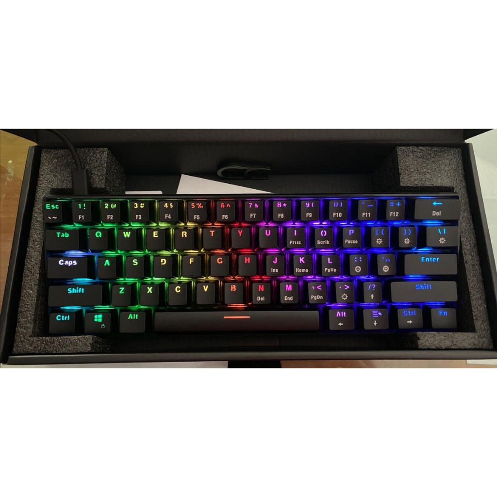 Bàn phím cơ Gaming Black Shark K4 LED RGB | Có app chỉnh | Stab căn chỉnh sẵn | Plate kim loại  | kết nối TypeC tháo rời | BigBuy360 - bigbuy360.vn