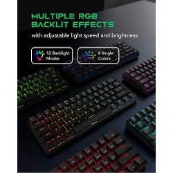 Bàn phím cơ Gaming Black Shark K4 LED RGB | Có app chỉnh | Stab căn chỉnh sẵn | Plate kim loại  | kết nối TypeC tháo rời | BigBuy360 - bigbuy360.vn