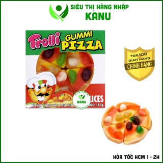Kẹo dẻo Trolli hình bánh pizza Đức 15.5g, kẹo cho bé