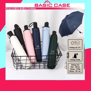 ô che mưa bật mở gấp gọn phủ lớp ngăn chống Tia UV ,Dù Che mưa Che Nắng Ngoài Trời Cầm Tay