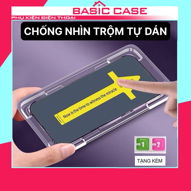 Kinh Cường Lực Chống Nhìn Trộm Có Khung Viền Tự Dán7Plus 8Plus X Xsmax 11 11Promax 12 12Promax 13 14 15 Pro Max Plus