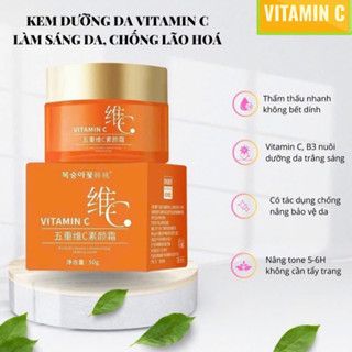  KEM LƯỜI VITAMIN C BỔ SUNG GẤP 5 LẦN VITAMIN C CHỐNG LÃO HOÁ DA DƯỠNG ẨM GIÚP DA SĂN CHẮC CĂNG BÓNG 