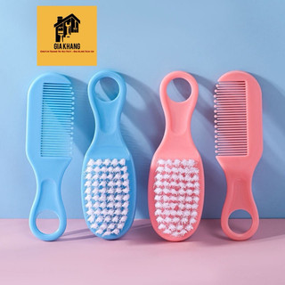  Bộ Lược Chải Tóc Bằng Nhựa Cho Bé Mềm Mại kèm Massage.