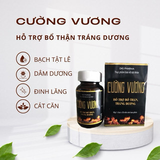  Bổ thận nam tráng dương tăng cường sinh lý nam giảm xuất tinh sớm Cường Vương DHG chai 30v 