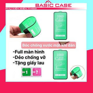 Cường lực iphone 100D full màn  dẻo chống sứt vỡ viên 6/7/8/7plus/X/Xsmax/11/11promax/12/13/14/15/16/pro/promax/plus