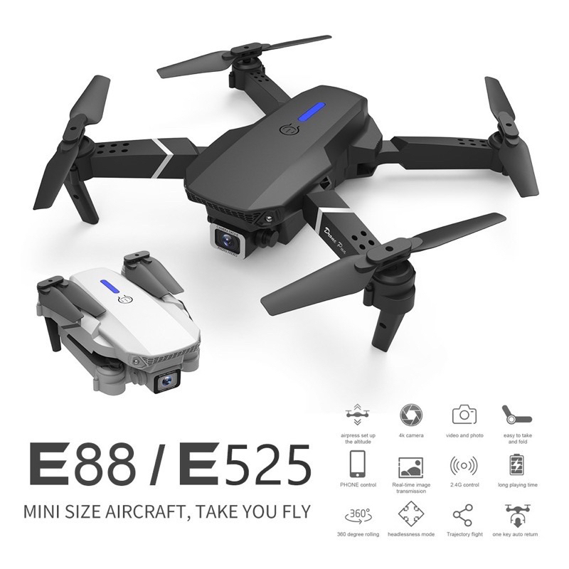 Flycam Monter M5 động cơ không chổi than/ E88  /E99 , 3 camera 8K, pin 1800mah | BigBuy360 - bigbuy360.vn