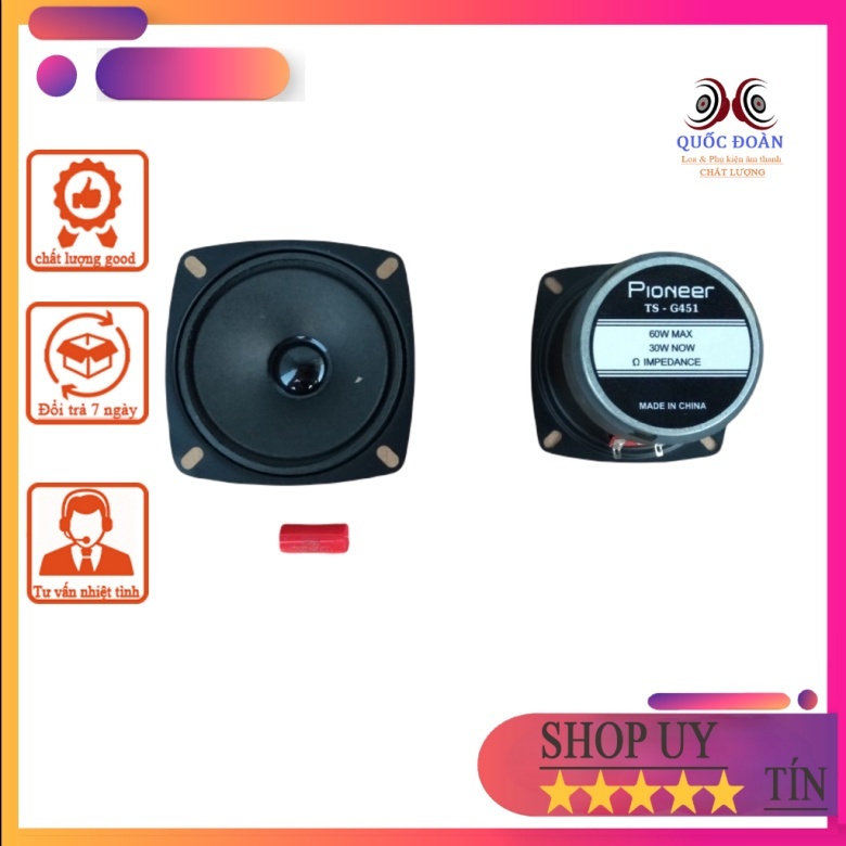 LOA TREBLE PIONEER TS-451 HÀNG NHẬP KHẨU CHINA(giá 1 chiếc)