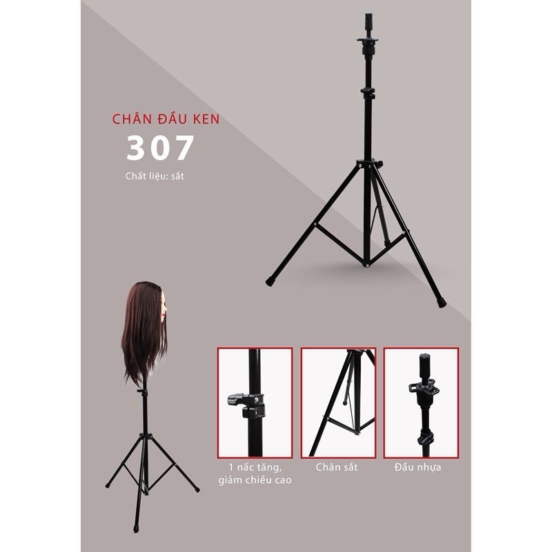 CHÂN MANOCANH HỌC CẮT TÓC , CHÂN KEN , GIÁ ĐỠ ĐẦU MANOCANH