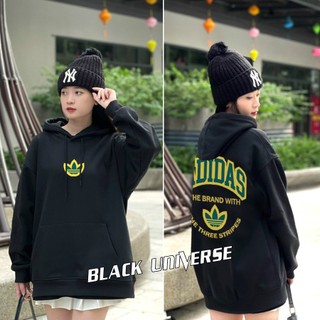 Áo Hoodie adi.da Xanh Blackuniverse chất liệu cotton nỉ bông cao cấp dày dặn