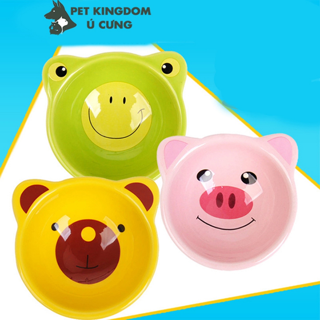 Bát ăn hamster hình tai mèo