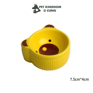 Bát ăn hamster hình tai mèo