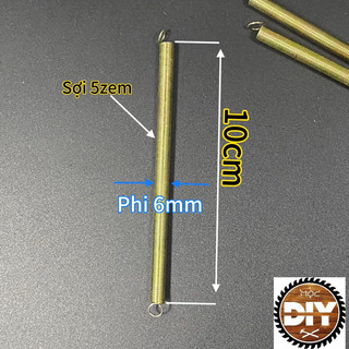Lò xo kéo phi 6 dài 10cm sợi 0.5mm (5 cái)