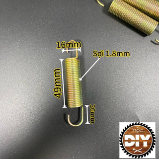 Lò xo kéo 2 móc lệch phi 16 (5 cái)