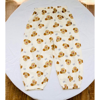 quần bom vải Xô muslin cho bé