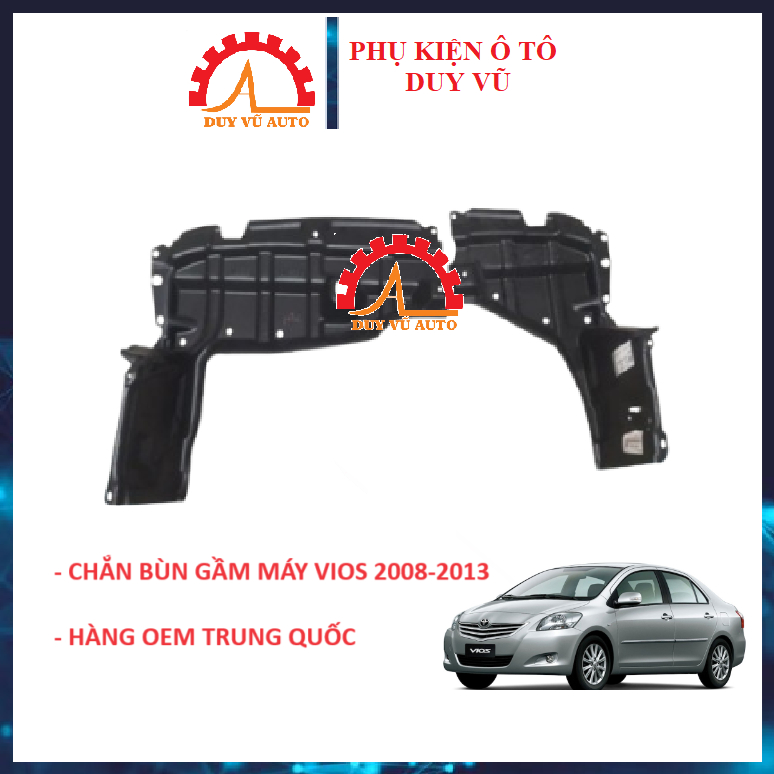 chắn bùn gầm máy vios đời 2008-2013