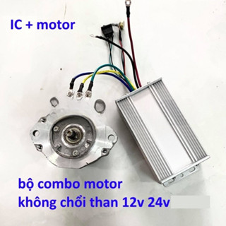 Combo motor 12v 24V 500w bldc không chổi than brushless + điều tốc 30A, motor không chổi than