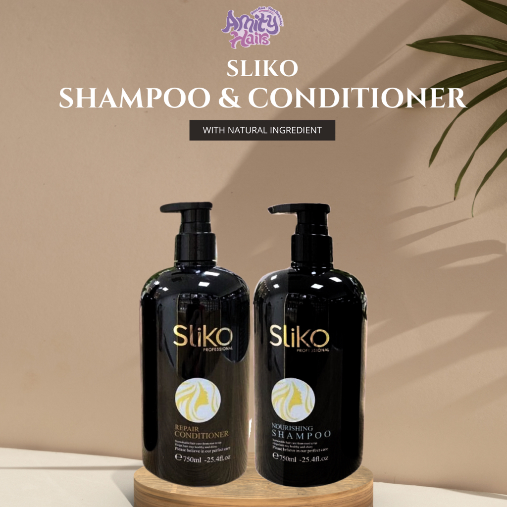Combo Dầu Gội, Dầu Xả SLIKO Hương nước hoa Dưỡng tóc khô xơ rối Công thức chuẩn salon | Amityhairs
