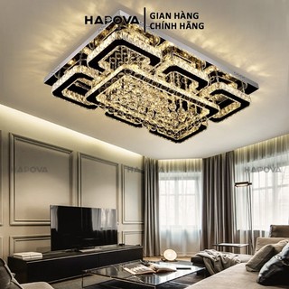 Đèn chùm pha lê phòng khách HAPOVA BIKIA 30081