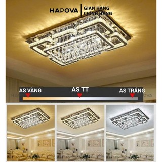 Đèn chùm pha lê phòng khách HAPOVA BIKIA 30081