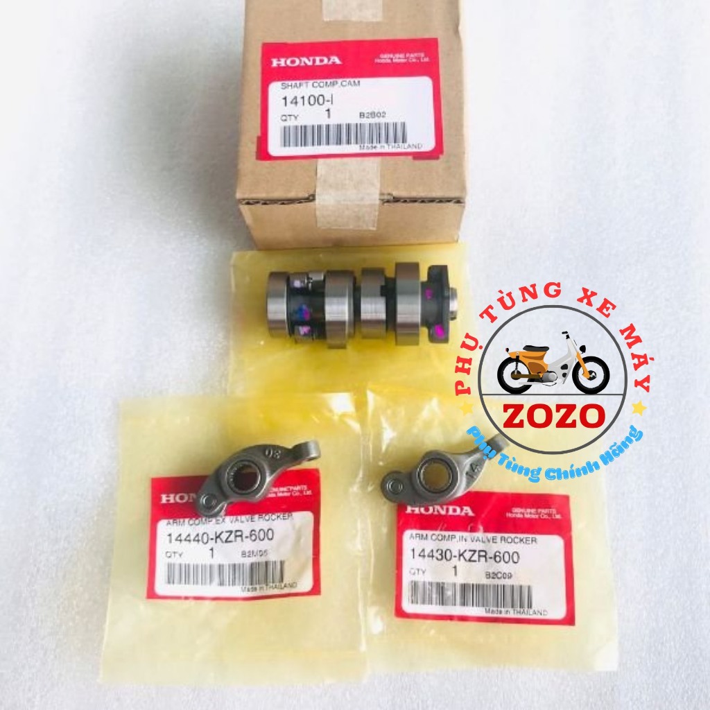 Bộ Cam cò Vario, Click thái  - 14100/ 14430-KZR-600/ 14440-KZR-600