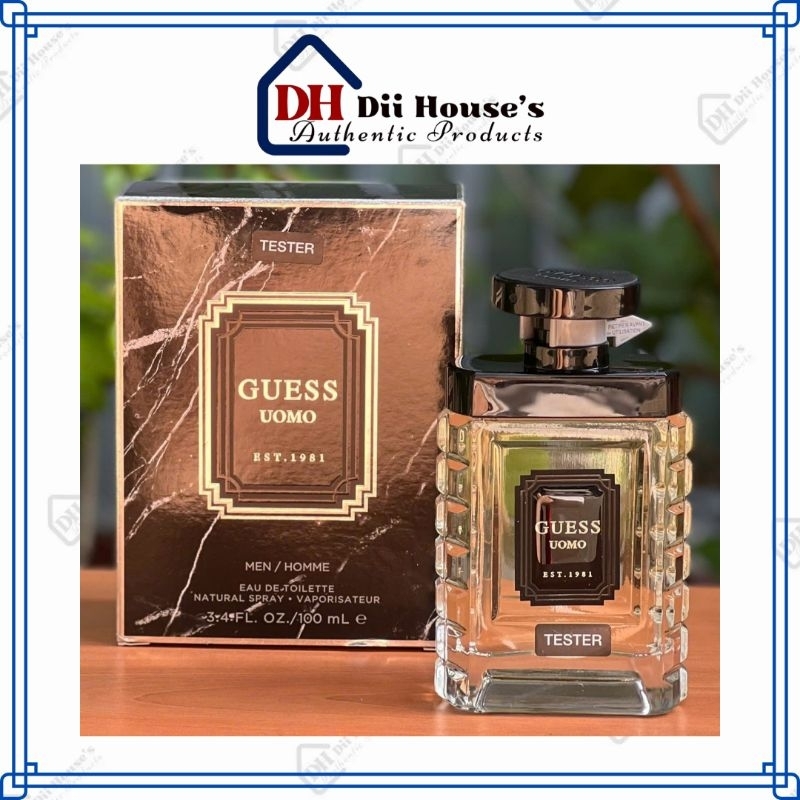 [Tester] Nước Hoa nam Guess Uomo EST.1981 100ml - Nước Hoa Test - Bản Dùng Thử.