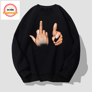 Áo sweater, áo thu đông dài tay, áo thun dài tay nam chất nỉ bông cổ tròn - An cường Official SW006