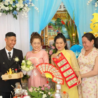 Bao Lì Xì Quạt 6-10 Ngăn quà tặng bất ngờ đám cưới dịp lễ Năm Mới