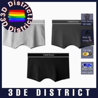 Quần boxer, quần lót, quần sịp đùi nữ, tomboy, transguy chất liệu cotton đơn giản,logo carbinkoneer in nổi