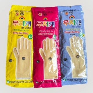 Găng tay cao su Đông Cầu Vồng dài 32cm size S - M - L, găng tay rửa bát, rửa chén