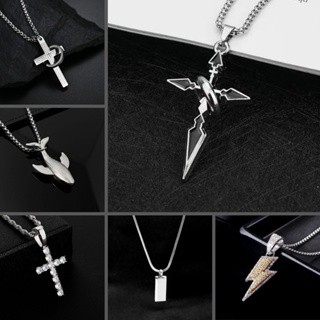 Dây chuyền nam vòng cổ Titan thời trang Basic KIN nam nữ unisex màu bạc siêu bền không gỉ - Dây chuyền tổng hợp