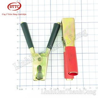 Kẹp Acquy 90mm 100A Mạ Đồng (Cặp Đỏ Đen)