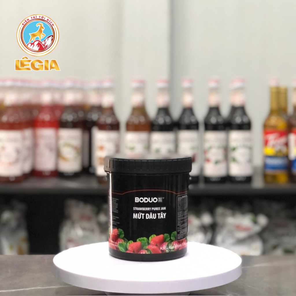 Mứt BODUO Dâu Tây 1.3KG (STRAWBERRY PUREE JAM)
