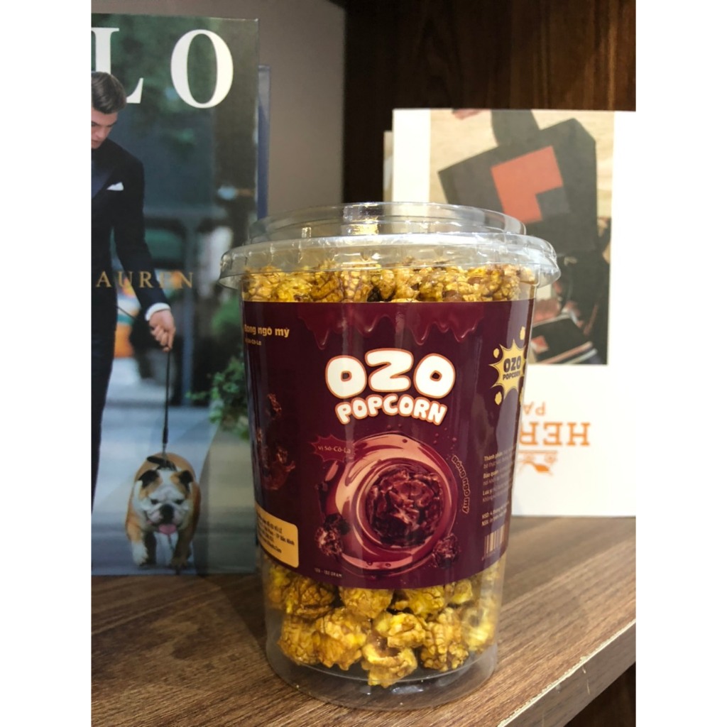 Bắp rang bơ OZO- hàng loại ngon hũ 500ml 900ml cho quán cà phê