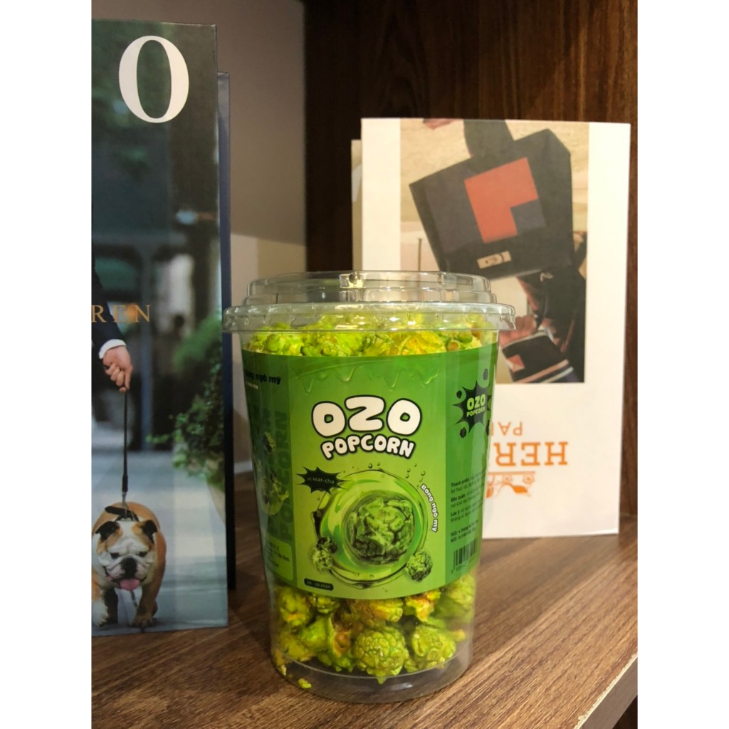 Bắp rang bơ OZO- hàng loại ngon hũ 500ml 900ml cho quán cà phê