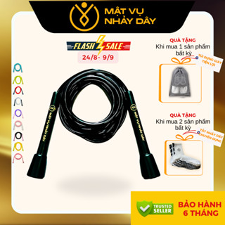 [5MM] Dây nhảy PVC Mật Vụ Nhảy Dây cao cấp- Speed rope - Dây nhảy thể thao, dây nhảy cardio, thể lực, dây nhảy giảm cân