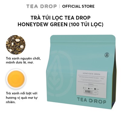 [Xuất xứ Úc] Trà xanh dưa lê Tea Drop Honeydew Green (100 túi lọc)