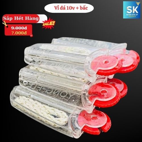 Vỉ Bấc (Tim) + 10 Đá quẹt Zippo, Phụ kiện dùng cho Zippo