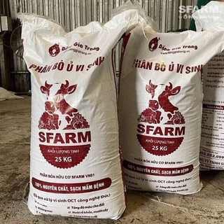 Phân bò sfarm bao 25 kg vi sinh